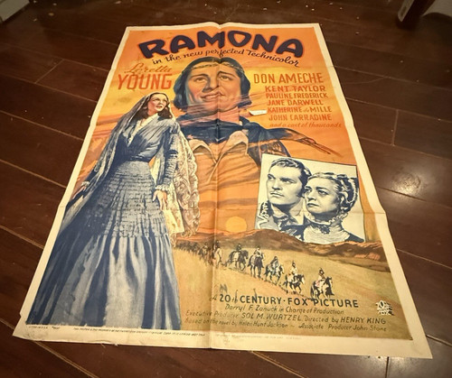 Loretta young ramona poster - loretta,
