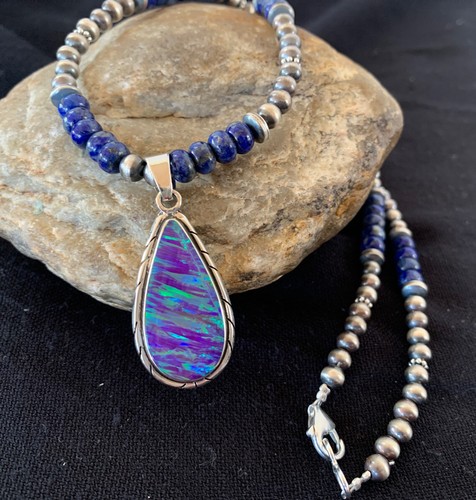 Collana nativi navajo argento - collana,