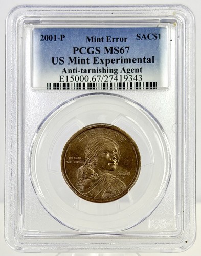 2001 sacagawea pcgs - p, $1