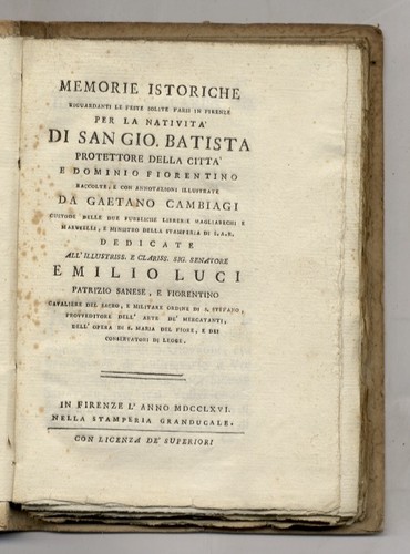 Memorie istoriche riguardanti